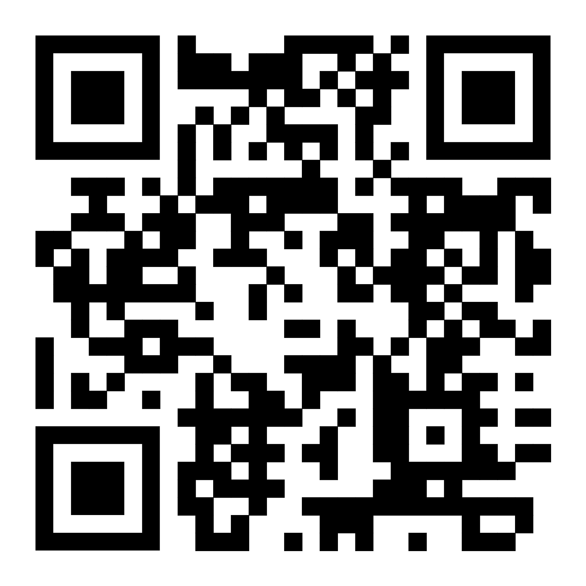 QR code to view the site on mobile